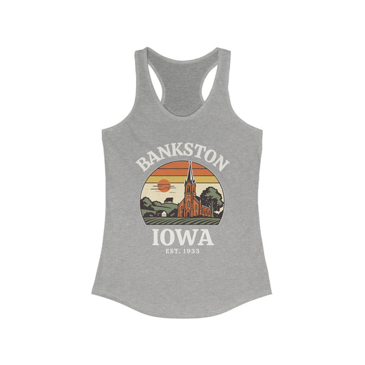 Bankston Iowa Vintage Racerback Tank
