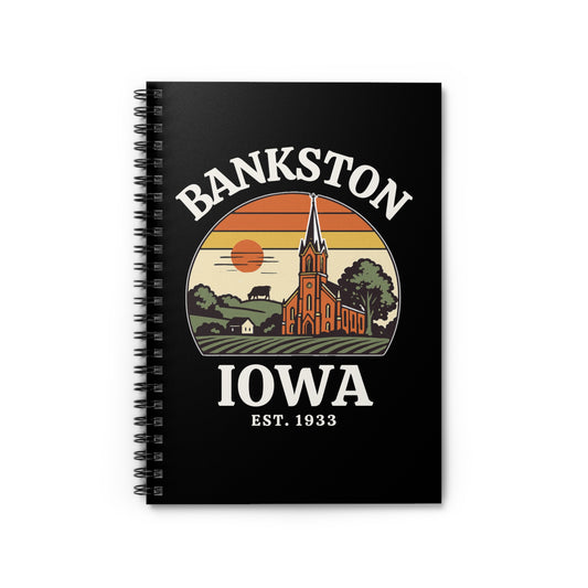 Bankston Iowa Spiral Notebook