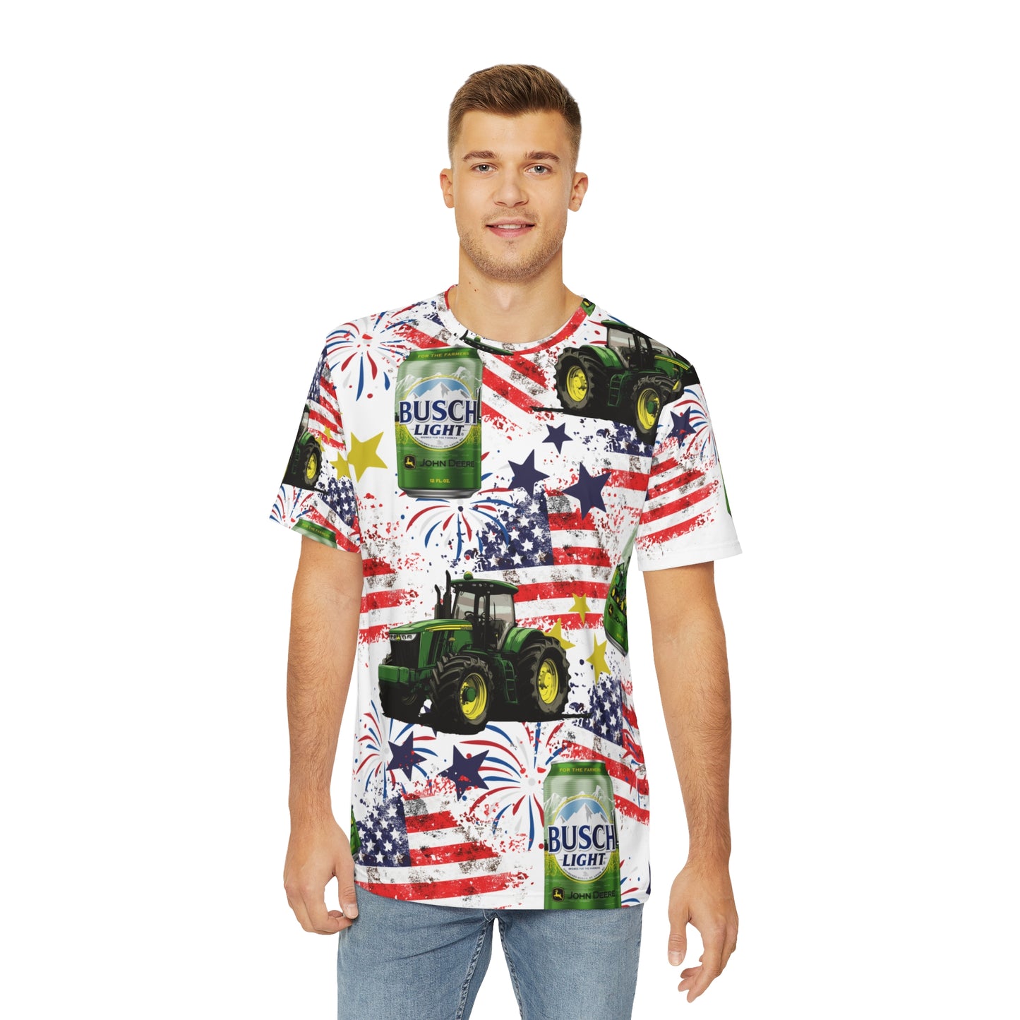 Tractor & Beer Patriotic Shirt